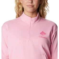 COLUMBIA Women's Trek French Terry Half-Zip Sweatshirt 11 COLUMBIA Women's Trek French Terry Half-Zip Sweatshirt -Fierce Femme 2085709 609 alt4