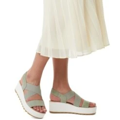 SOREL Women's Cameron Flatform Wedge Slingback Sandals -Fierce Femme 2085928 006 alt7