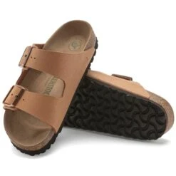 BIRKENSTOCK Women's Arizona Vegan Birkibuc Sandal, Narrow -Fierce Femme 2085989 205 alt3