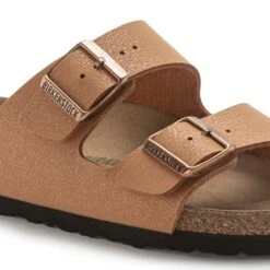BIRKENSTOCK Women's Arizona Vegan Birkibuc Sandal, Narrow -Fierce Femme 2085989 205 alt5