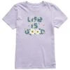 LIFE IS GOOD Women's Daisy Bees Short-Sleeve Tee -Fierce Femme 2086112 506 main