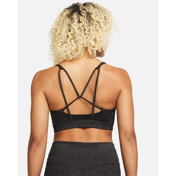 NIKE Women's Indy Light-Support Padded Glitter Sports Bra 4 NIKE Women's Indy Light-Support Padded Glitter Sports Bra - Image 2