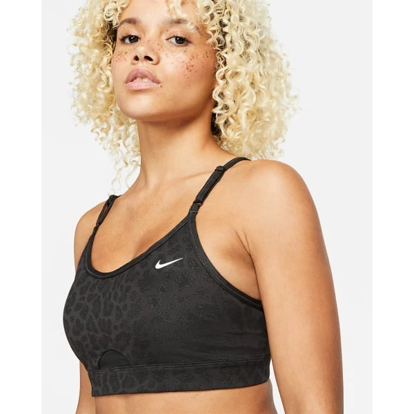 NIKE Women's Indy Light-Support Padded Glitter Sports Bra 5 NIKE Women's Indy Light-Support Padded Glitter Sports Bra - Image 3