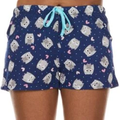 RENE ROFE Women's Owl We Need Is Love Shorts Pajamas Set -Fierce Femme 2086813 430 alt2