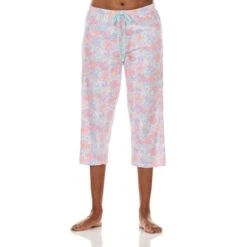 RENE ROFE Women's Beach Happy Capri PJ Sleep Set, 2 Piece -Fierce Femme 2086816 430 alt2