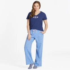 LIFE IS GOOD Women's Vintage Flowers Pattern Snuggle Up Sleep Pants -Fierce Femme 2087635 405 alt4