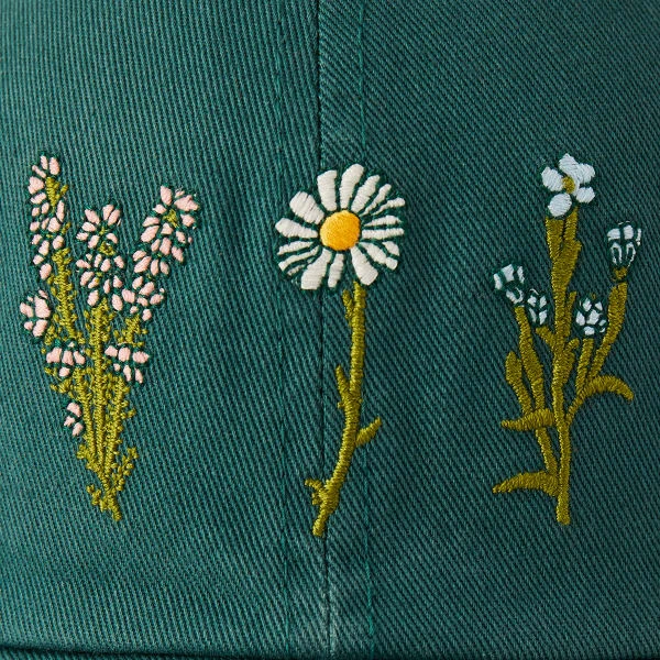 LIFE IS GOOD Women's Detailed Wildflowers Chill Cap 5 LIFE IS GOOD Women's Detailed Wildflowers Chill Cap - Image 3