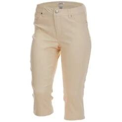 D. JEANS Women's High-Waisted Recycled Twill Capri