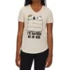 PEANUTS Juniors' Snoopy In Bed Short-Sleeve Graphic Tee -Fierce Femme 2087953 611 main