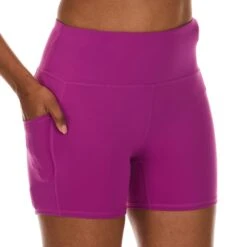 RBX Women's Bike Shorts W/ Pockets, 2 Pack -Fierce Femme 2087995 915 alt2