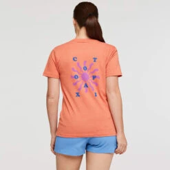 COTOPAXI Women's Happy Day Organic Short-Sleeve Tee -Fierce Femme 2088336 802 alt3