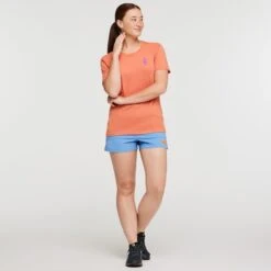 COTOPAXI Women's Happy Day Organic Short-Sleeve Tee -Fierce Femme 2088336 802 alt6