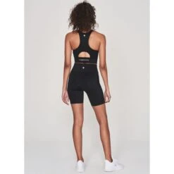 YOGAWORKS Women's Ana Pocket Biker Shorts -Fierce Femme 2088370 001 alt2