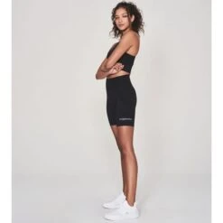 YOGAWORKS Women's Ana Pocket Biker Shorts -Fierce Femme 2088370 001 alt3