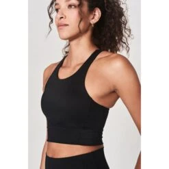 YOGAWORKS Women's Cara Longline Bra -Fierce Femme 2088374 001 alt3