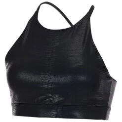 YOGAWORKS Women's Amy Essential Top W/ Cross Back Spaghetti Strap