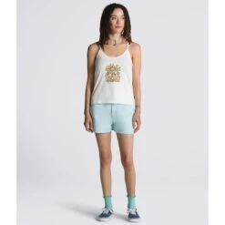 VANS Juniors' Floral Halter Tank Top -Fierce Femme 2089360 101 alt3