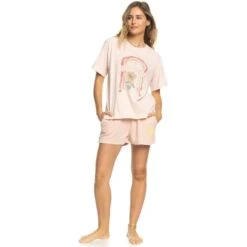 ROXY Juniors' Moonlight Sunset A Oversized Boyfriend Short-Sleeve Tee -Fierce Femme 2089413 807 alt4