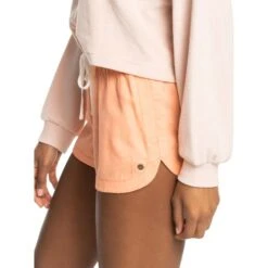 ROXY Juniors' New Impossible Love Elastic Waist Shorts 9 ROXY Juniors' New Impossible Love Elastic Waist Shorts -Fierce Femme 2089417 802 alt2