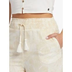 ROXY Juniors' Tropical Rhythm Beachy Pants -Fierce Femme 2089418 908 alt3