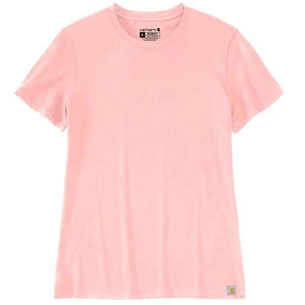 CARHARTT Women's 105740 Relaxed Fit Lightweight Short-Sleeve Crewneck T-Shirt 3 CARHARTT Women's 105740 Relaxed Fit Lightweight Short-Sleeve Crewneck T-Shirt